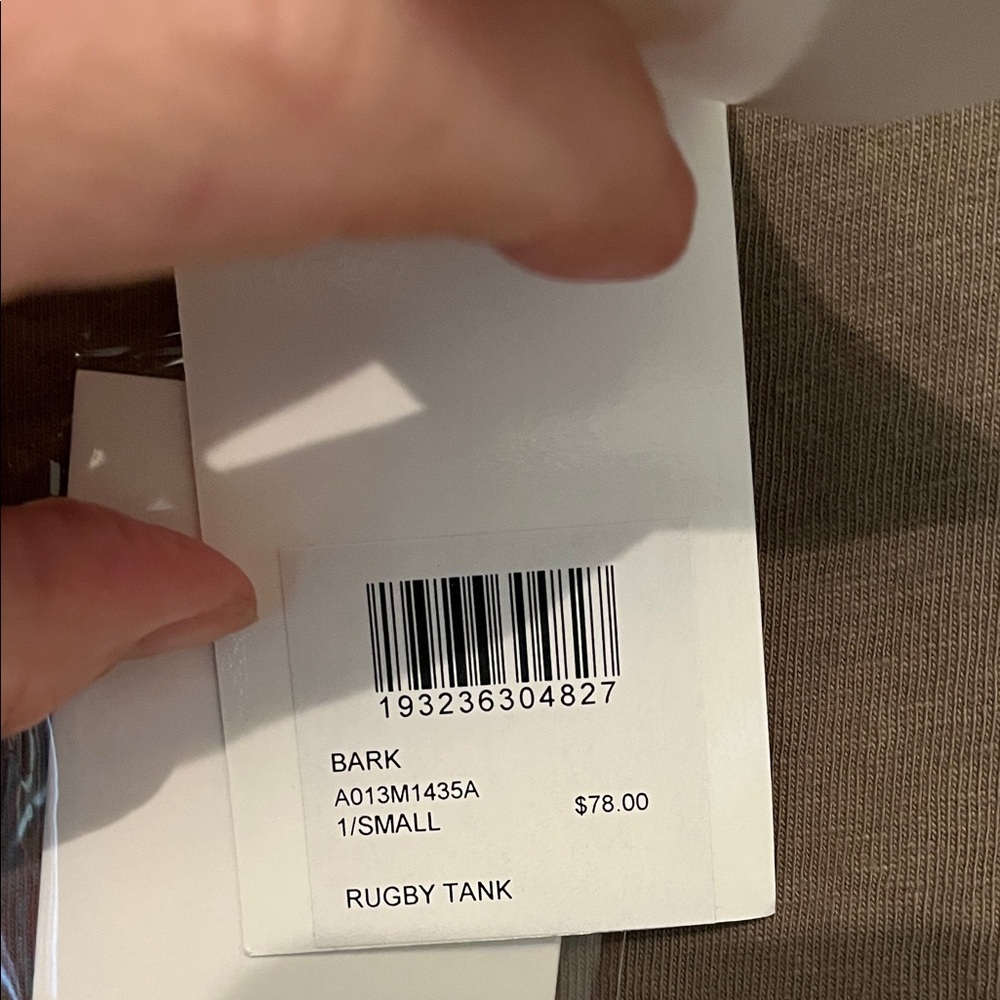 John Elliott Rugby Tank NWT Small - Picture 3 of 8